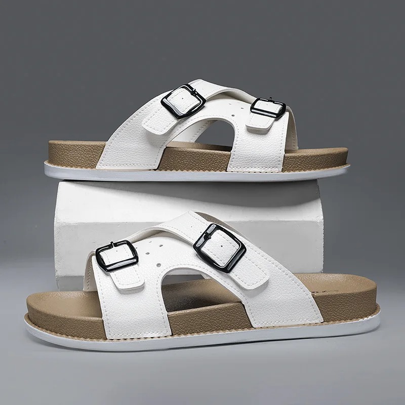 Flip Flop Leather Men - New Slippers for Men High Quality