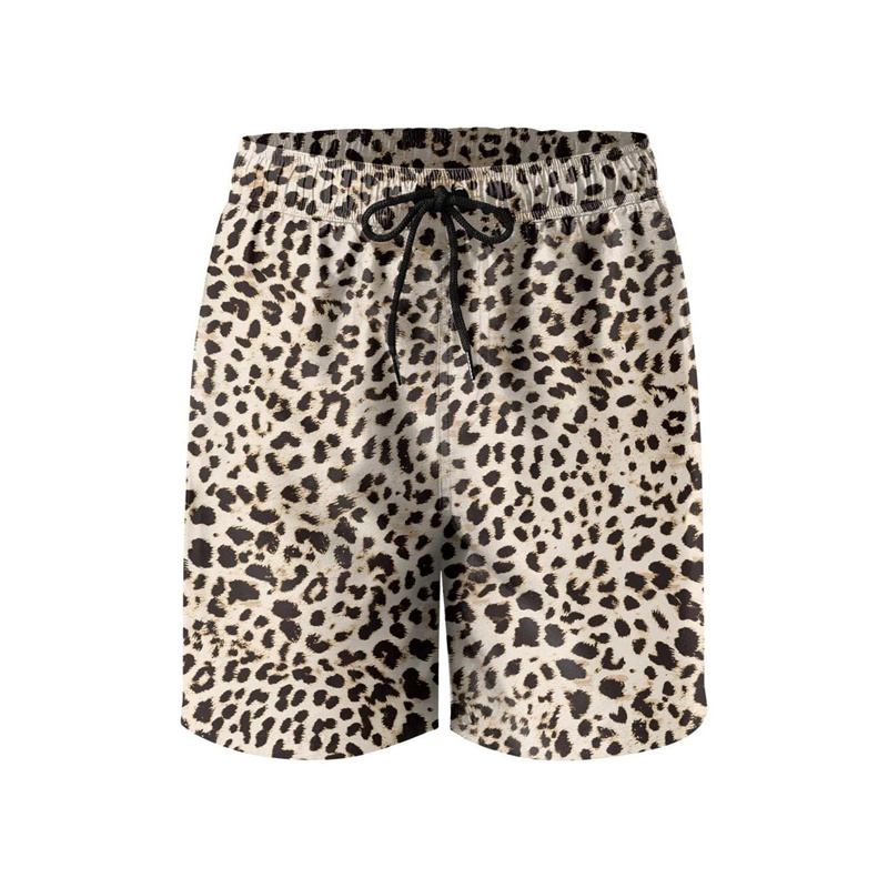 Fashion Leopard 3D Print Beach - Trunks Board Surf recension och pris