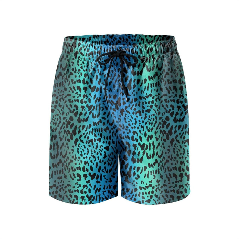 Fashion Leopard 3D Print Beach - Trunks Board Surf recension och pris