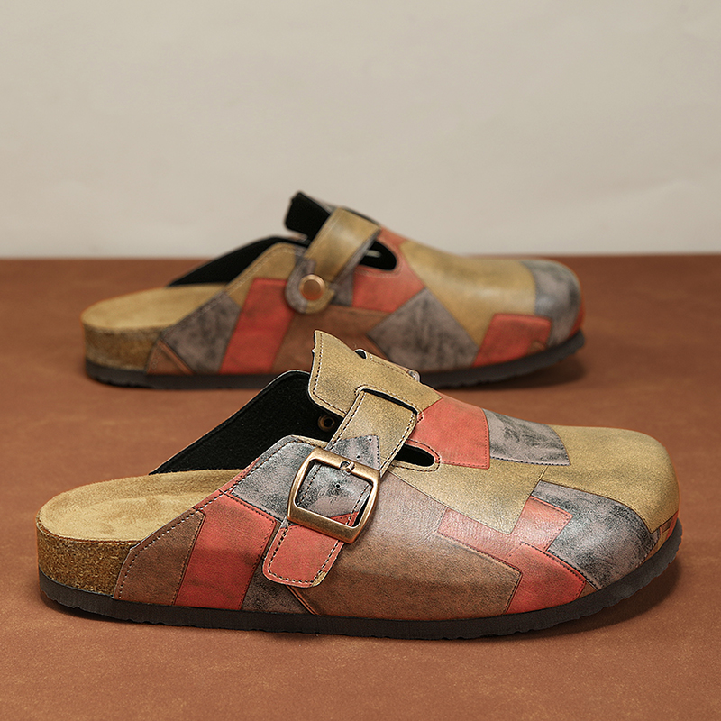 Unisex Cork Closed Toe Slipper - Flip Flop Leather Men recension och pris