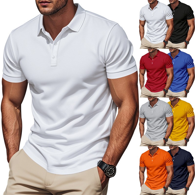 Casual Slim Fit Shirt Short Sl - Polo Shirt Pique recension och pris
