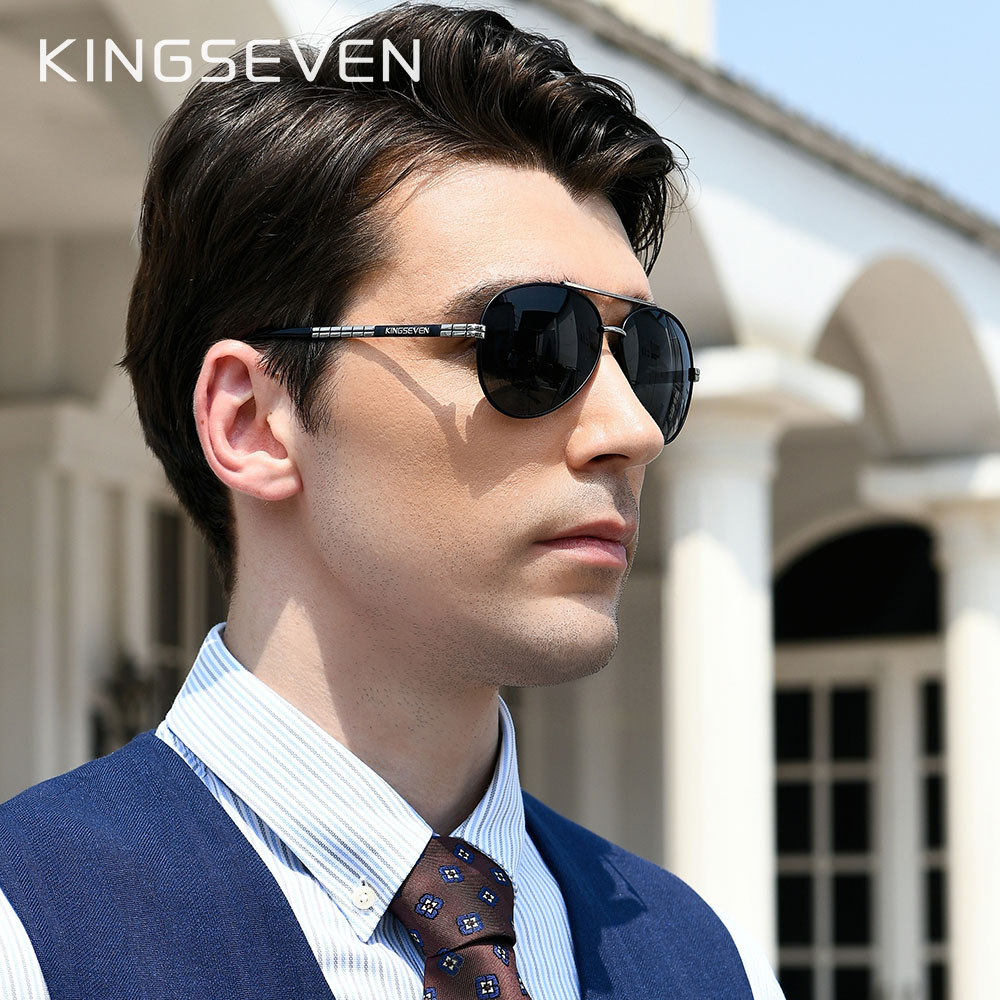 KINGSEVEN 2024 New Design Avia - Sunglasses Aviator Polarized recension och pris