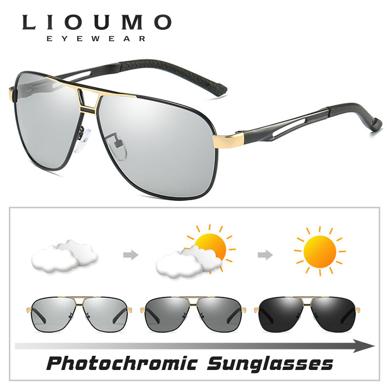 LIOUMO Aviation Sunglasses Men - Sunglasses Aviator Polarized recension och pris