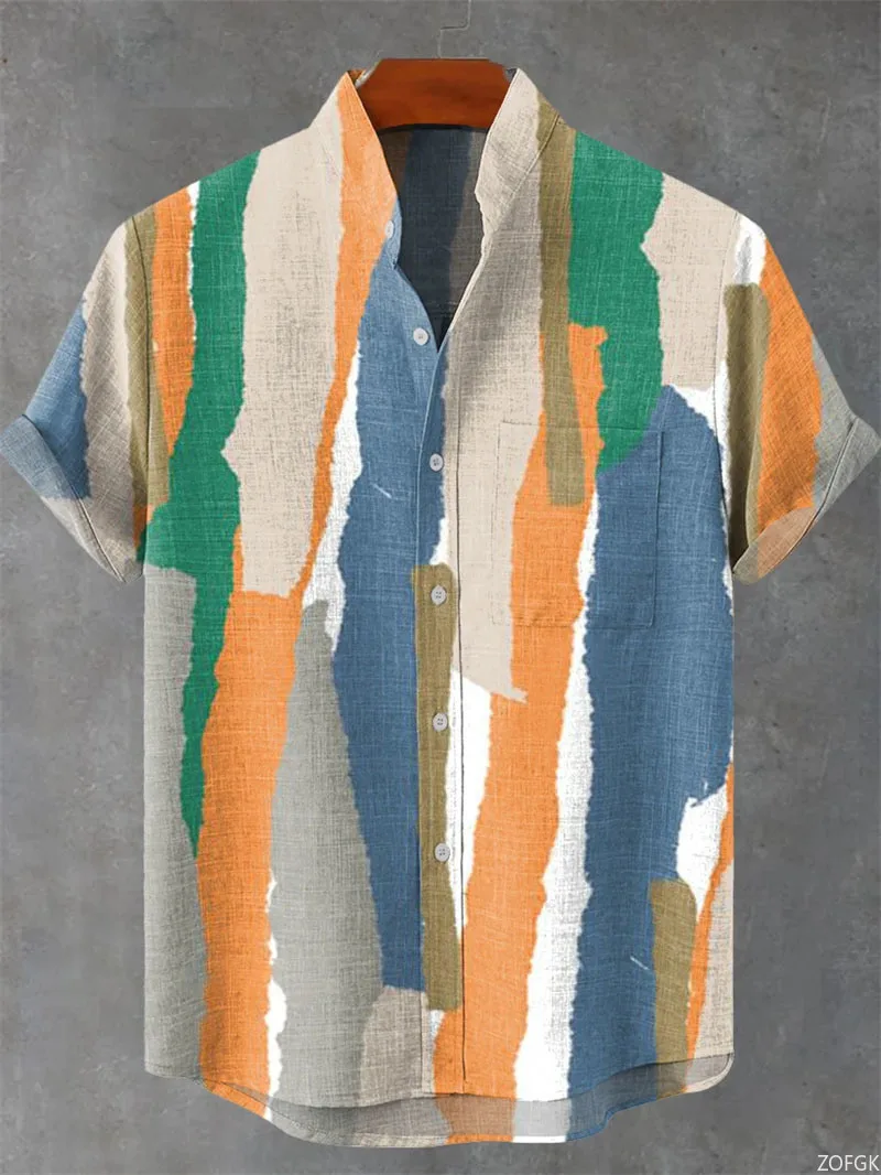 Men's Hawaiian Linen Shirt Sum - Linen Shirt Breathable recension och pris