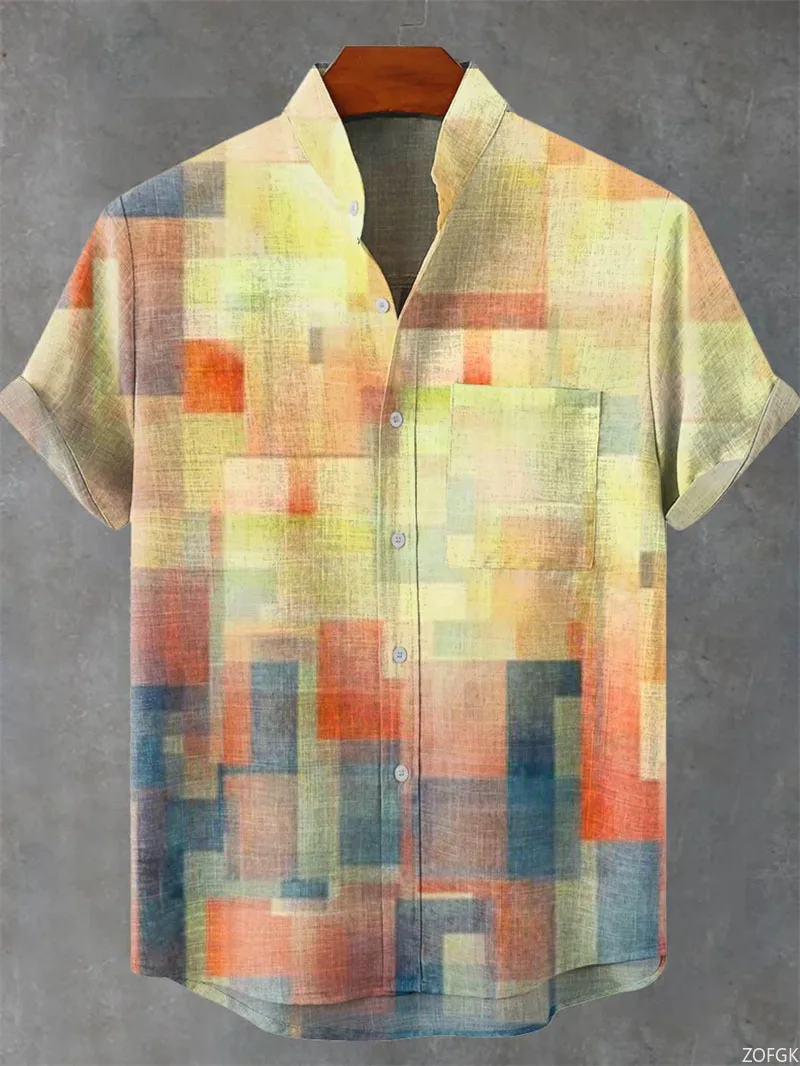 Men's Hawaiian Linen Shirt Sum - Linen Shirt Breathable recension och pris