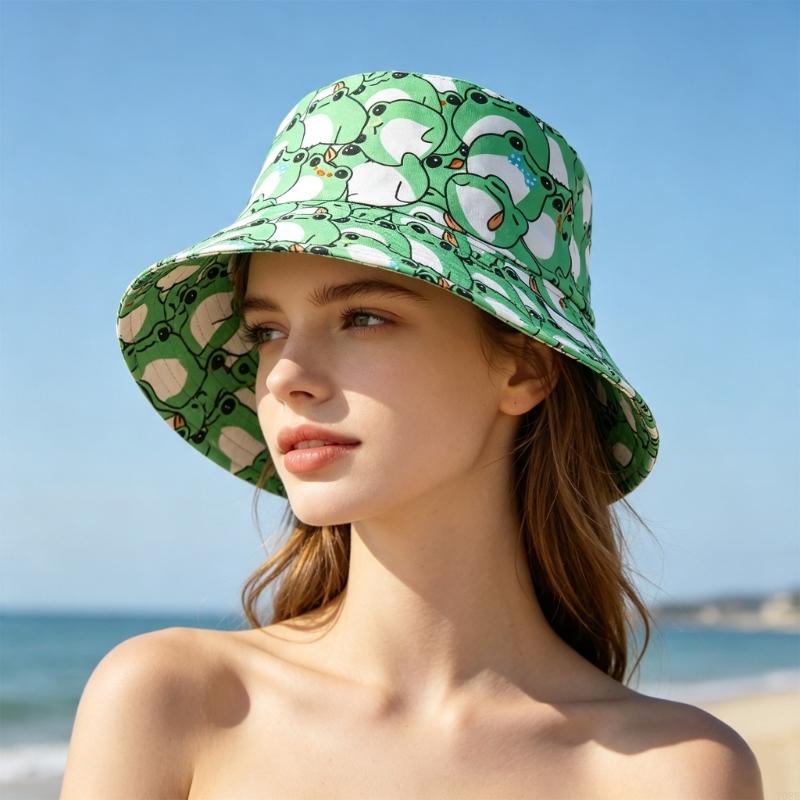 Packable Frogs Print Bucket Ha - Packable Hat Nylon recension och pris