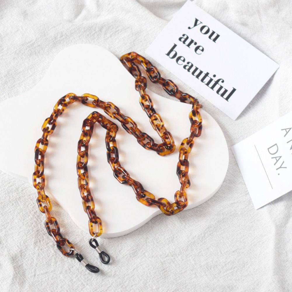 Anti-Slip Leopard Acrylic Glas - Sunglass Retainer Cord recension och pris