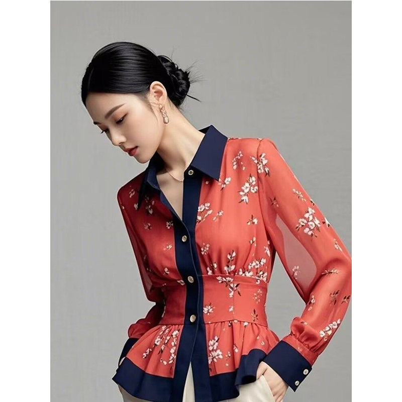 2025 Spring Autumn New Tempera - Shirt Camp Collar recension och pris